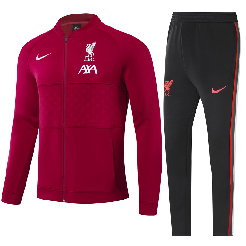 Kids Liverpool 21/22 Tracksuit - Red